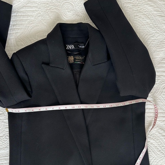 Zara.Manteco. Long wool blend coat. EUR L, US L. - Picture 14 of 16